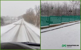FOTO/VIDEO: Iarna a sosit atunci când trebuie să plece. NINGE în mai multe regiuni ale țării